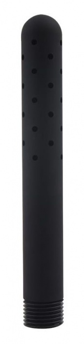Черная насадка для анального душа ANAL DOUCHE - 15 см. - Dream Toys - купить с доставкой в Бердске