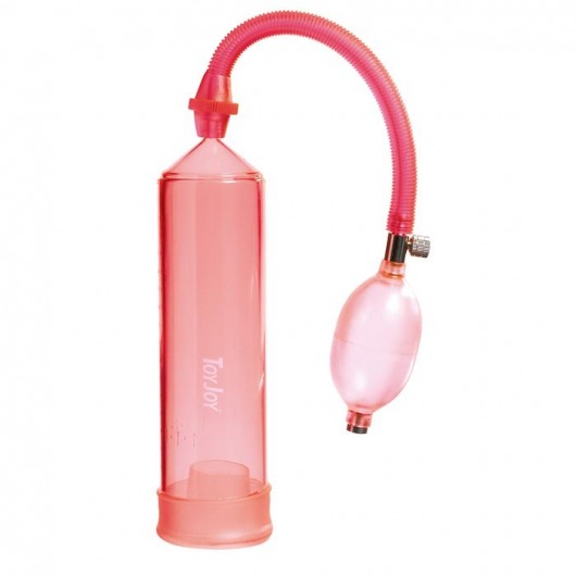Красная вакуумная помпа Power Pump Red - Toy Joy - в Бердске купить с доставкой