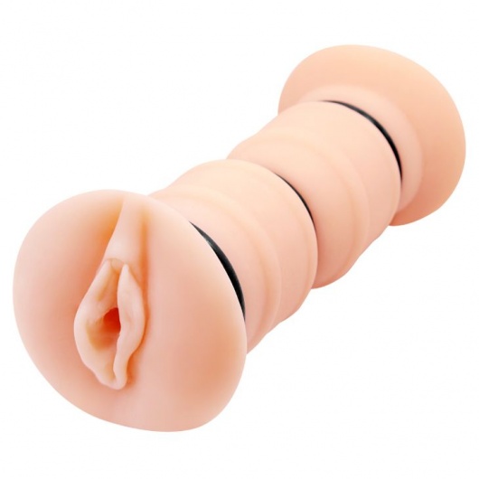 Телесный вибромастурбатор-вагина Michelle - Baile - в Бердске купить с доставкой