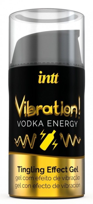 Жидкий интимный гель с эффектом вибрации Vibration! Vodka Energy - 15 мл. - INTT - купить с доставкой в Бердске