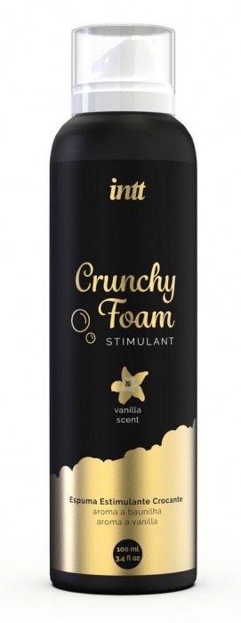 Пенка для массажа Crunchy Foam Stimulant Vanilla - 100 мл. - INTT - купить с доставкой в Бердске