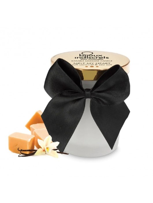 Массажная свеча Melt My Heart с ароматом карамели - 70 мл. - Bijoux Indiscrets - купить с доставкой в Бердске