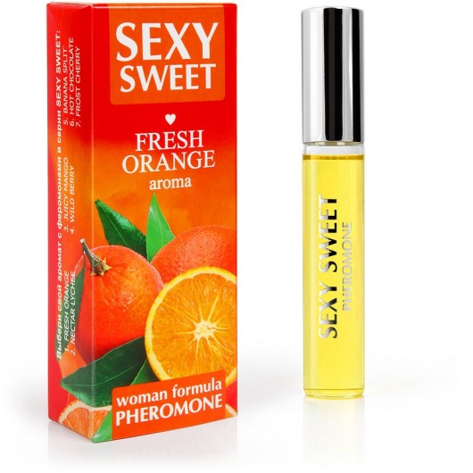 Парфюм для тела с феромонами Sexy Sweet с ароматом апельсина - 10 мл. -  - Магазин феромонов в Бердске