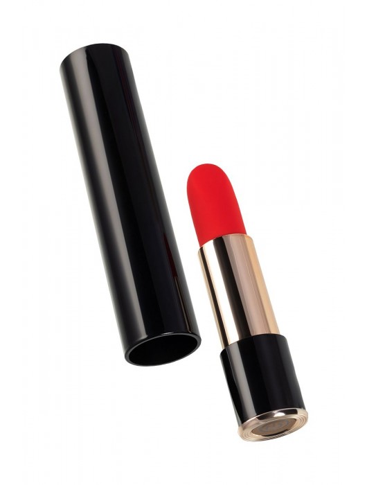 Красный мини-вибратор в виде помады Merlo - 10,5 см. - ToyFa