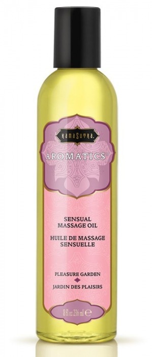 Массажное масло с цветочным ароматом Pleasure Garden - 236 мл. - Kama Sutra - купить с доставкой в Бердске