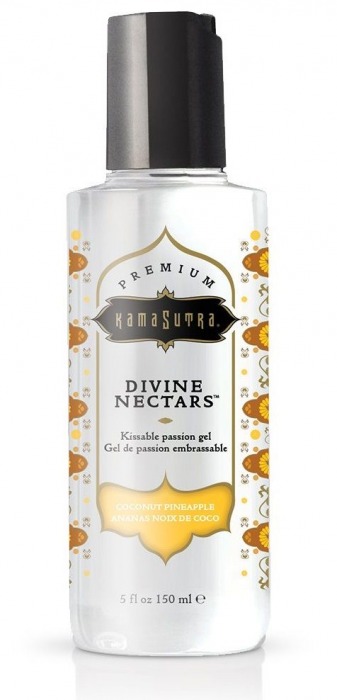 Гель-лубрикант на водной основе Divine Nectars Vanilla с ароматом ванили - 150 мл. - Kama Sutra - купить с доставкой в Бердске
