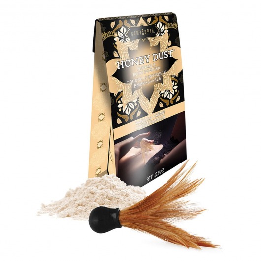 Пудра для тела Honey Dust Body Powder с ароматом ванили - 28 гр. - Kama Sutra - купить с доставкой в Бердске