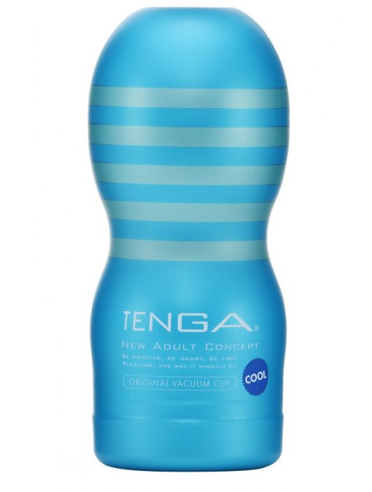 Мастурбатор с охлаждающей смазкой TENGA Original Vacuum Cup Cool - Tenga - в Бердске купить с доставкой
