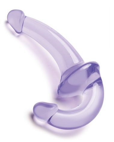 Фиолетовый безремневой страпон Strapless Strap-On - Lux Fetish - купить с доставкой в Бердске