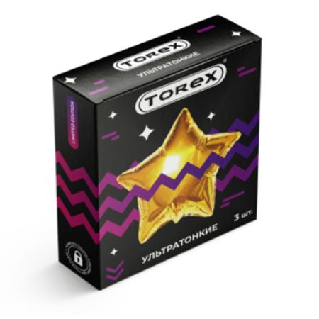 Презервативы Torex Party  Ультратонкие  - 3 шт. - Torex - купить с доставкой в Бердске