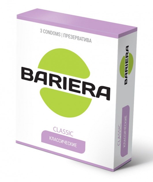 Классические презервативы Bariera Classic - 3 шт. - Bariera - купить с доставкой в Бердске