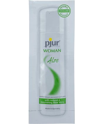 Лубрикант на водной основе pjur WOMAN Aloe - 2 мл. - Pjur - купить с доставкой в Бердске