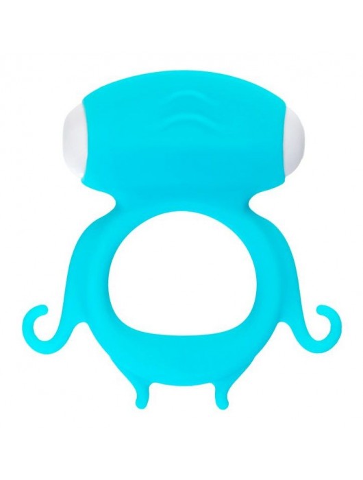 Голубое виброкольцо на пенис Sair - A-toys - в Бердске купить с доставкой