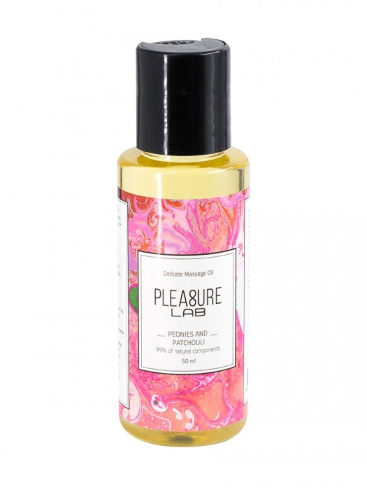 Массажное масло Pleasure Lab Delicate с ароматом пиона и пачули - 50 мл. - Pleasure Lab - купить с доставкой в Бердске