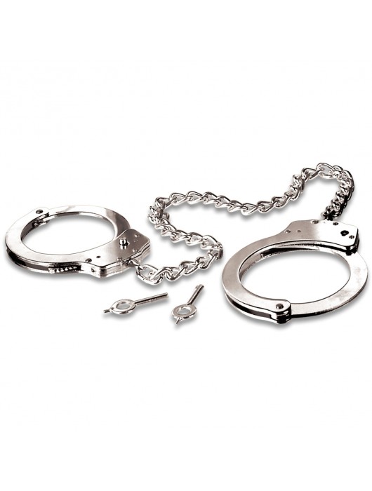 Металлические наручники Metal Leg Cuffs - Pipedream - купить с доставкой в Бердске