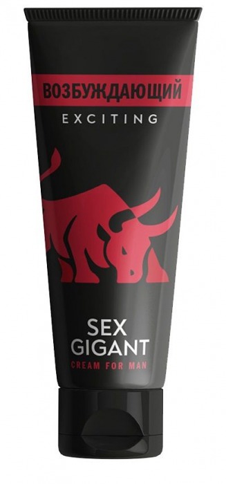 Возбуждающий крем для мужчин Sex Gigant - 80 мл. - Миагра - купить с доставкой в Бердске