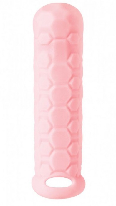 Розовый фаллоудлинитель Homme Long - 15,5 см. - Lola Games - в Бердске купить с доставкой