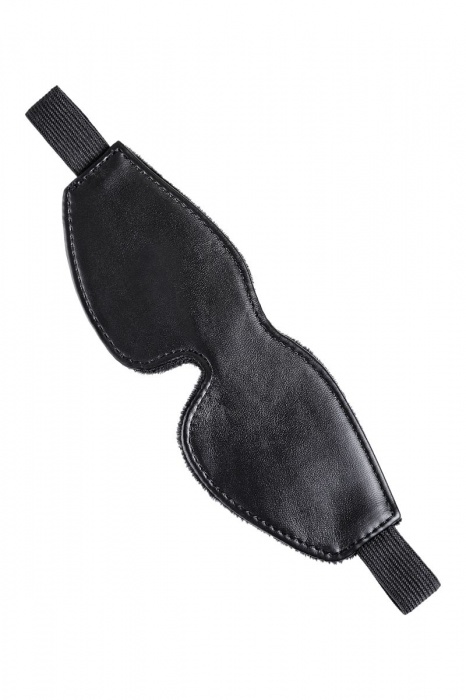 Черная маска Anonymo из искусственной кожи - ToyFa - купить с доставкой в Бердске