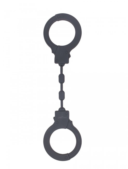 Темно-серые силиконовые наручники - Le Frivole - купить с доставкой в Бердске