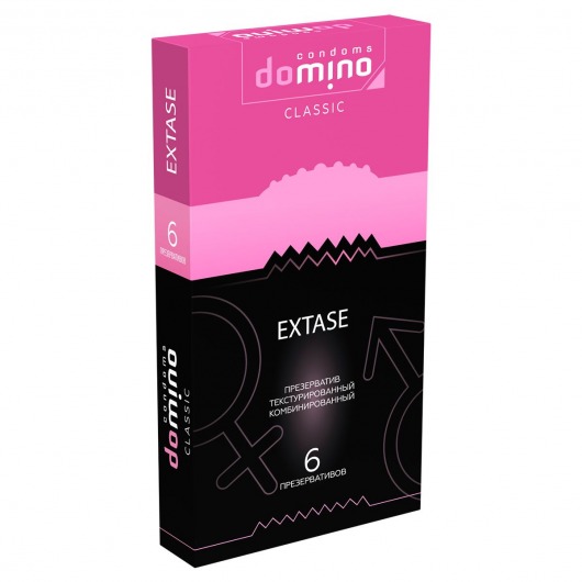 Презервативы с точками и рёбрышками DOMINO Classic Extase - 6 шт. - Domino - купить с доставкой в Бердске