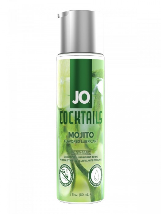 Вкусовой лубрикант на водной основе JO Cocktails Mojito - 60 мл. - System JO - купить с доставкой в Бердске