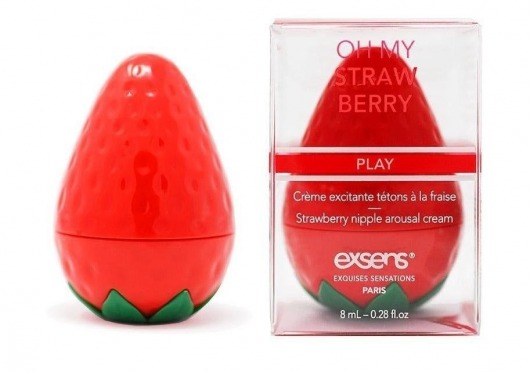 Крем для стимуляции сосков Oh My Strawberry - 8 мл. - Exsens - купить с доставкой в Бердске