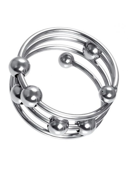 Большое металлическое кольцо под головку пениса - ToyFa - купить с доставкой в Бердске