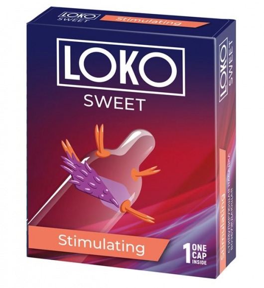 Стимулирующая насадка на пенис LOKO SWEET с возбуждающим эффектом - Sitabella - в Бердске купить с доставкой