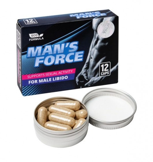 Пищевой концентрат для мужчин MANS FORCE  - 12 капсул - Sitabella - купить с доставкой в Бердске