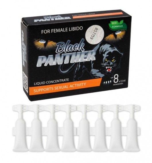 Пищевой концентрат для женщин BLACK PANTER - 8 монодоз (по 1,5 мл.) - Sitabella - купить с доставкой в Бердске