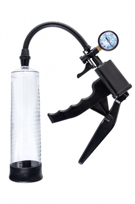 Прозрачная механическая помпа для пениса Viggo - Sexus - в Бердске купить с доставкой