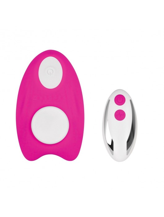 Розовая вибровкладка в трусики с пультом ДУ Under The Radar - Gender X