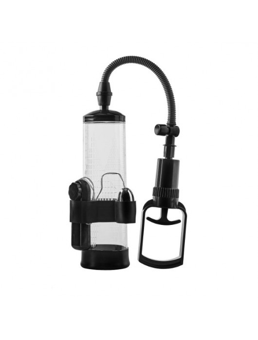 Прозрачная вакуумная помпа с вибрацией Vibrating Penis Pump - Dream Toys - в Бердске купить с доставкой