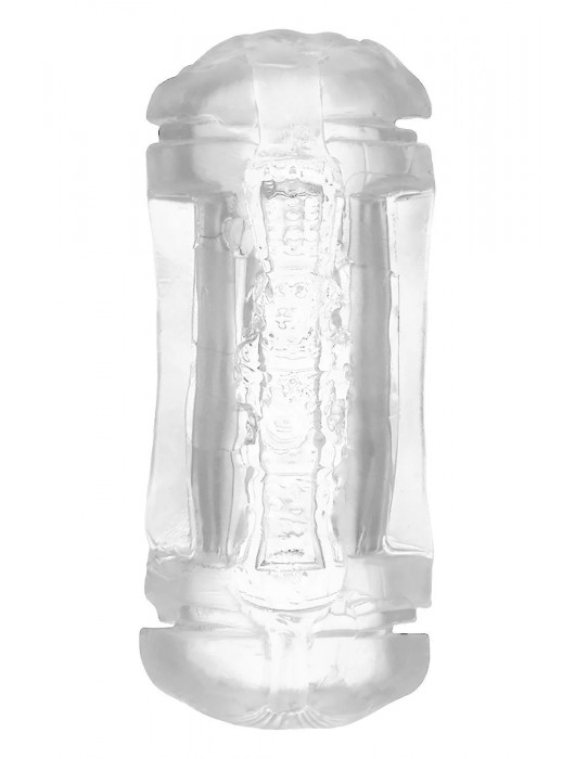 Прозрачный двусторонний мастурбатор Sophia - вагина и анус - Dream Toys - в Бердске купить с доставкой