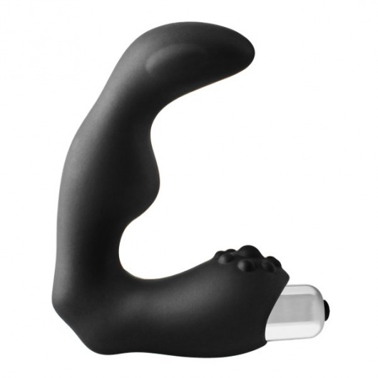 Черный вибромассажер простаты FantASStic Vibrating Prostate Massager - 11,3 см. - Dream Toys - в Бердске купить с доставкой