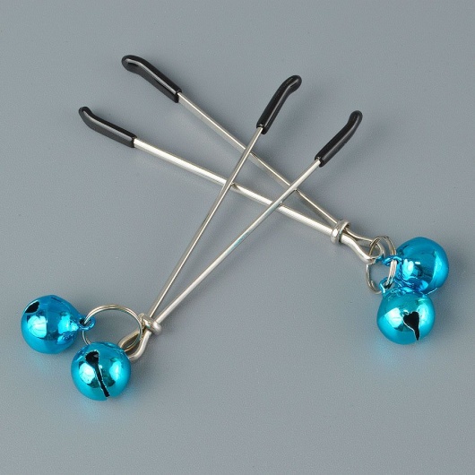 Зажимы на соски с колокольчиками на конце - Sitabella - купить с доставкой в Бердске