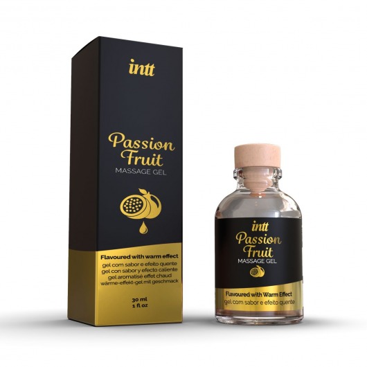 Массажный гель с ароматом маракуйи Passion Fruit - 30 мл. - INTT - купить с доставкой в Бердске