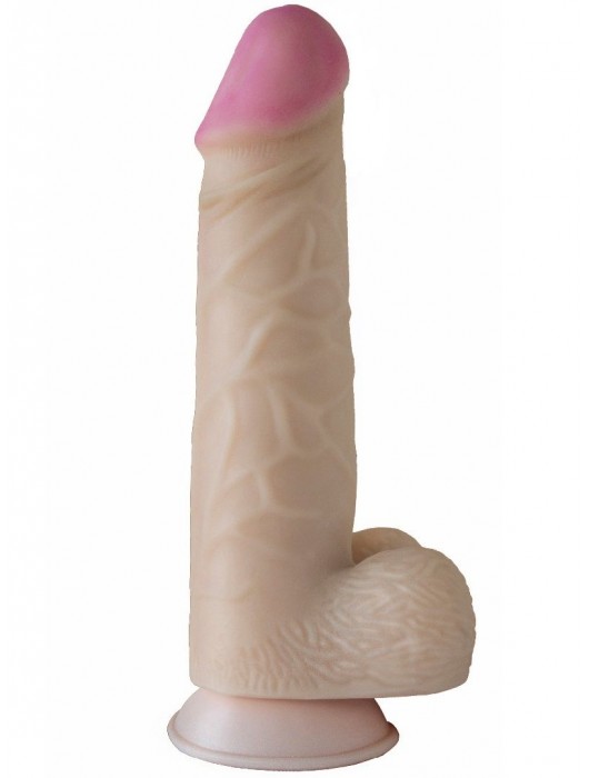 Телесный фаллоимитатор-гигант - 26 см. - LOVETOY (А-Полимер)