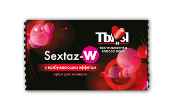 Возбуждающий крем для женщин Sextaz-W в одноразовой упаковке - 1,5 гр. - Биоритм - купить с доставкой в Бердске