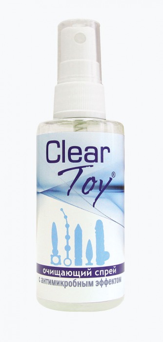 Очищающий спрей Clear Toy с антимикробным эффектом - 100 мл. - Биоритм - купить с доставкой в Бердске