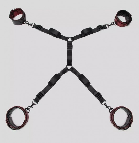 Изысканный набор фиксаций на кровати Reversible Under Mattress Restraint Set - Fifty Shades of Grey - купить с доставкой в Бердске