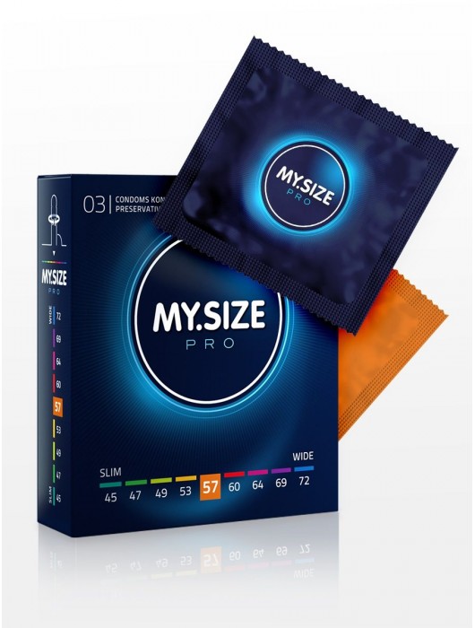Презервативы MY.SIZE размер 57 - 3 шт. - My.Size - купить с доставкой в Бердске
