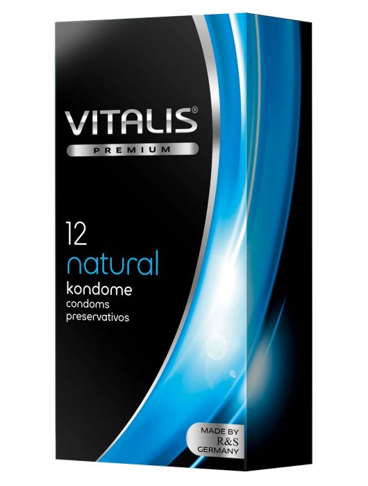 Классические презервативы VITALIS PREMIUM natural - 12 шт. - Vitalis - купить с доставкой в Бердске