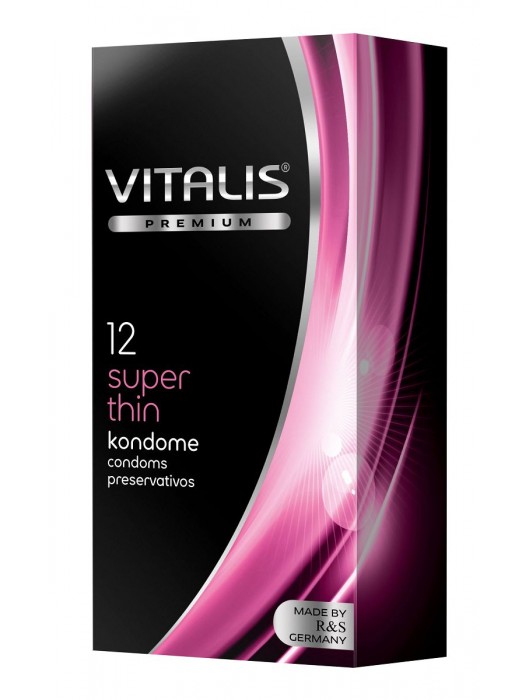 Ультратонкие презервативы VITALIS PREMIUM super thin - 12 шт. - Vitalis - купить с доставкой в Бердске