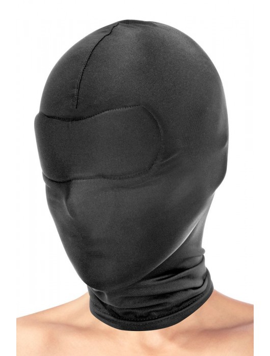 Сплошная маска-шлем с имитацией повязки для глаз - Fetish Tentation - купить с доставкой в Бердске