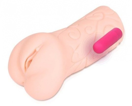 Телесный вибромастурбатор-вагина Tattoo Auto - KOKOS - в Бердске купить с доставкой