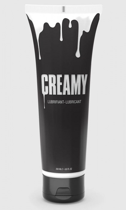 Смазка на водной основе Creamy с консистенцией спермы - 250 мл. - Strap-on-me - купить с доставкой в Бердске