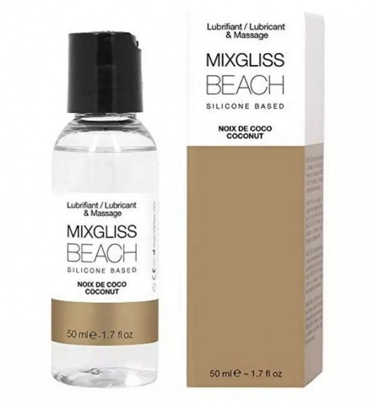 Смазка на силиконовой основе Mixgliss Beach - 50 мл. - Mixgliss - купить с доставкой в Бердске