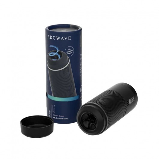 Черный мастурбатор с контролем всасывания Arcwave Pow Stroker - Arcwave - в Бердске купить с доставкой