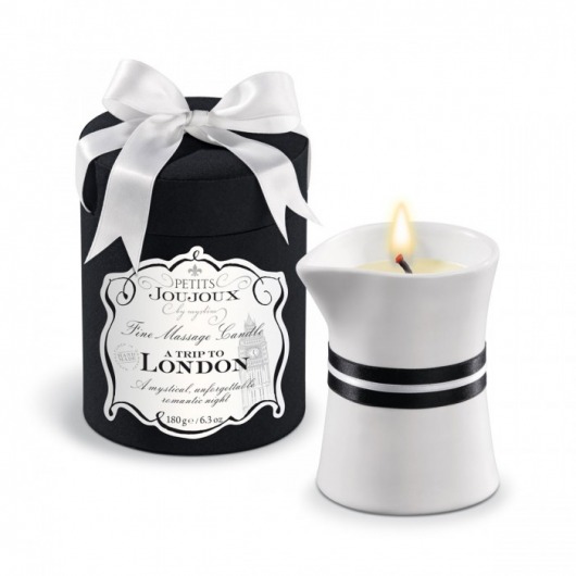 Массажное масло в виде большой свечи Petits Joujoux London с ароматом ревеня, амбры и чёрной смородины - MyStim - купить с доставкой в Бердске